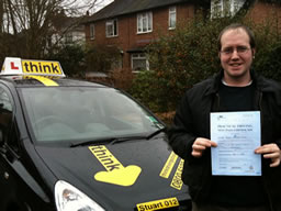 Jack guildford happy with think driving school